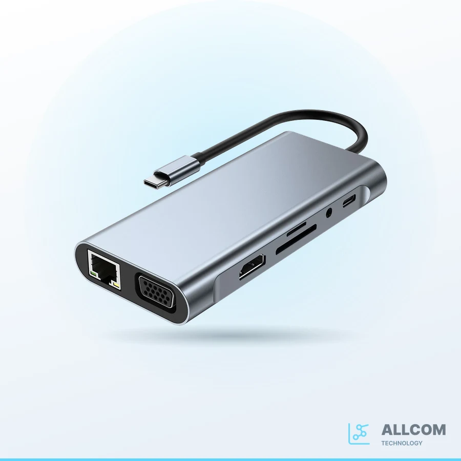 موزّع منافذ Type-C to HDTV 11 in 1