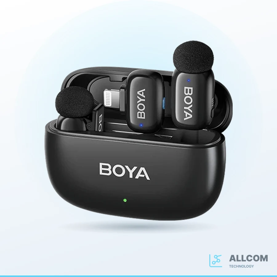 مايكروفون BOYA mini 2TX + 1RX