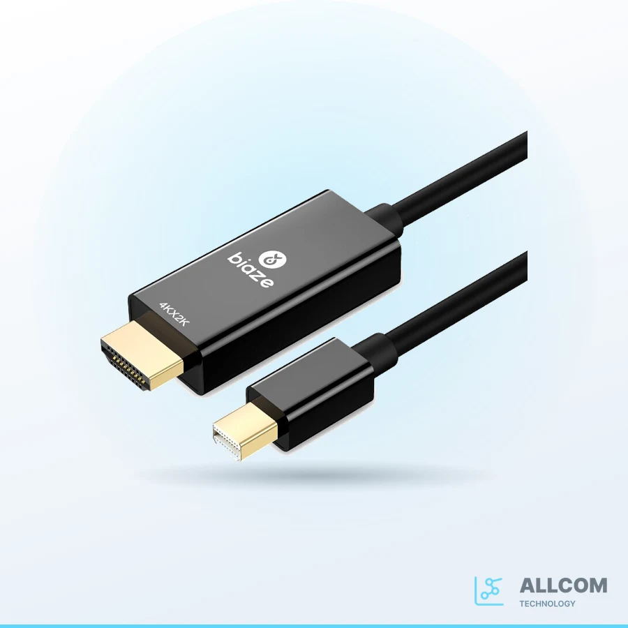 كيبل Biaze Mini DP to HDMI 4k 1.8