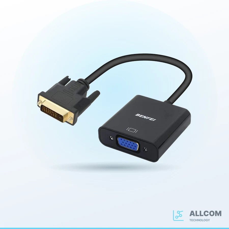 محوّل DVI to VGA (Male to Female)