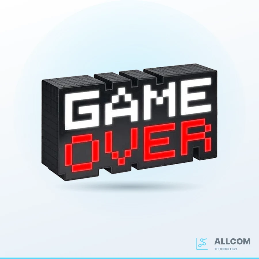 إضاءة Game Over