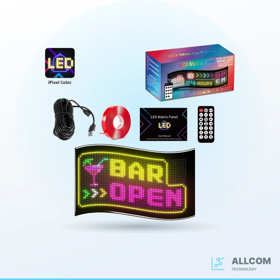 إضاءة Led Matrix Panel Screen 64*32