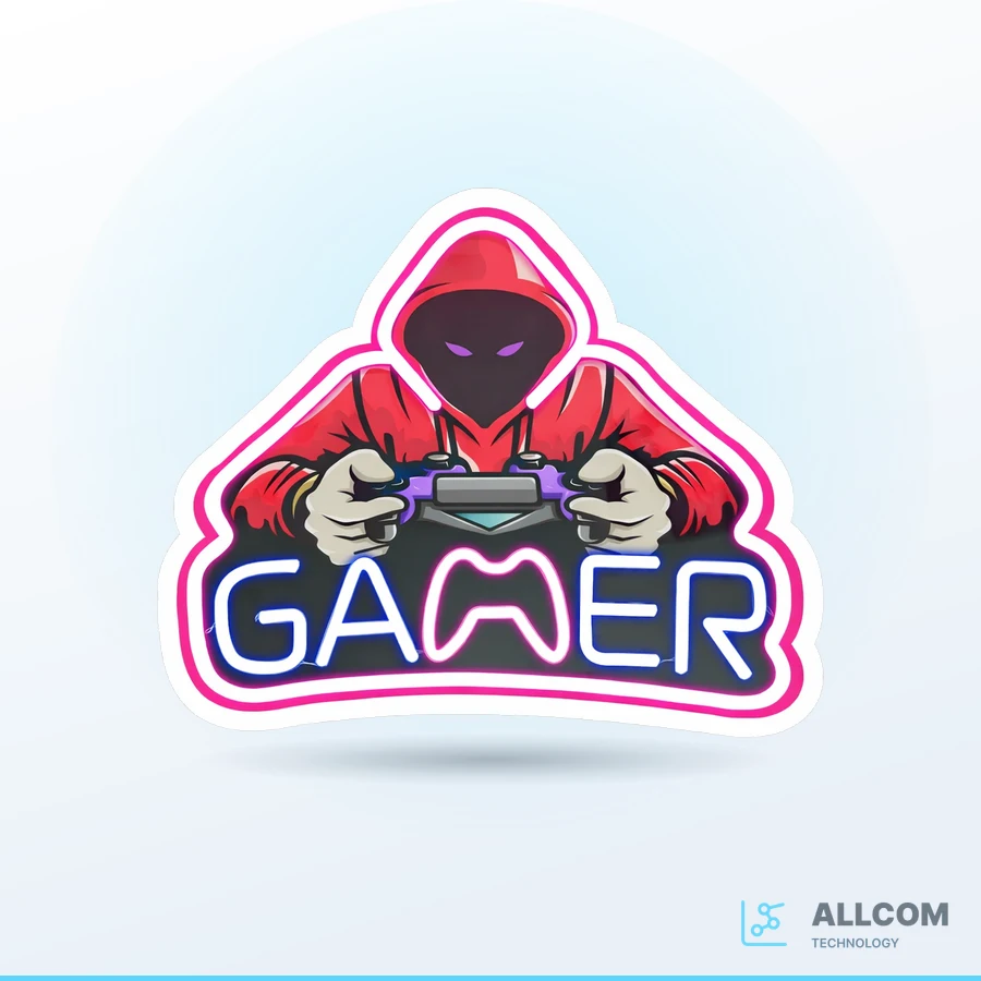 إضاءة LED Neon Wall Sign Gamer