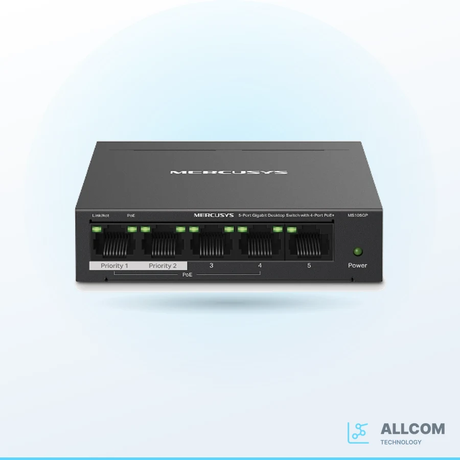 مفاتيح ميكانيكية Mercusys 5 Port MS105GP