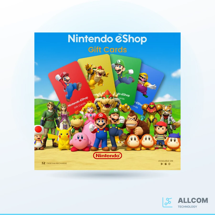 بطاقة هدايا Nintendo eShop
