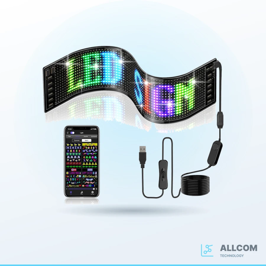 إضاءة Programmable LED Car Sign
