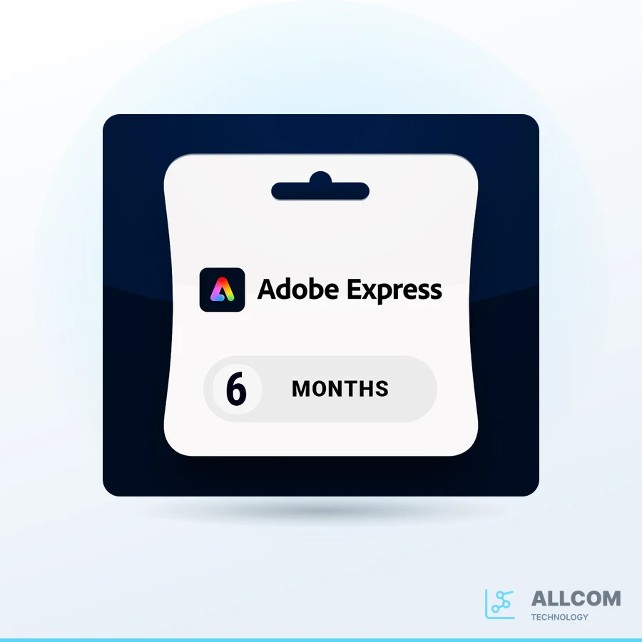برنامج Adobe Express Premium - 6 Months Subscription Key