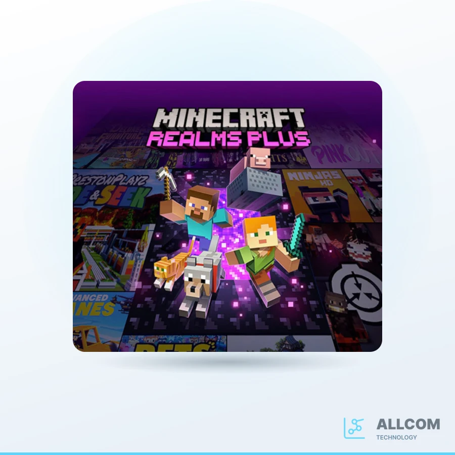 اشتراك Minecraft Realms Plus 1-Month Subscription XBOX One / Xbox Series X|S / PC
