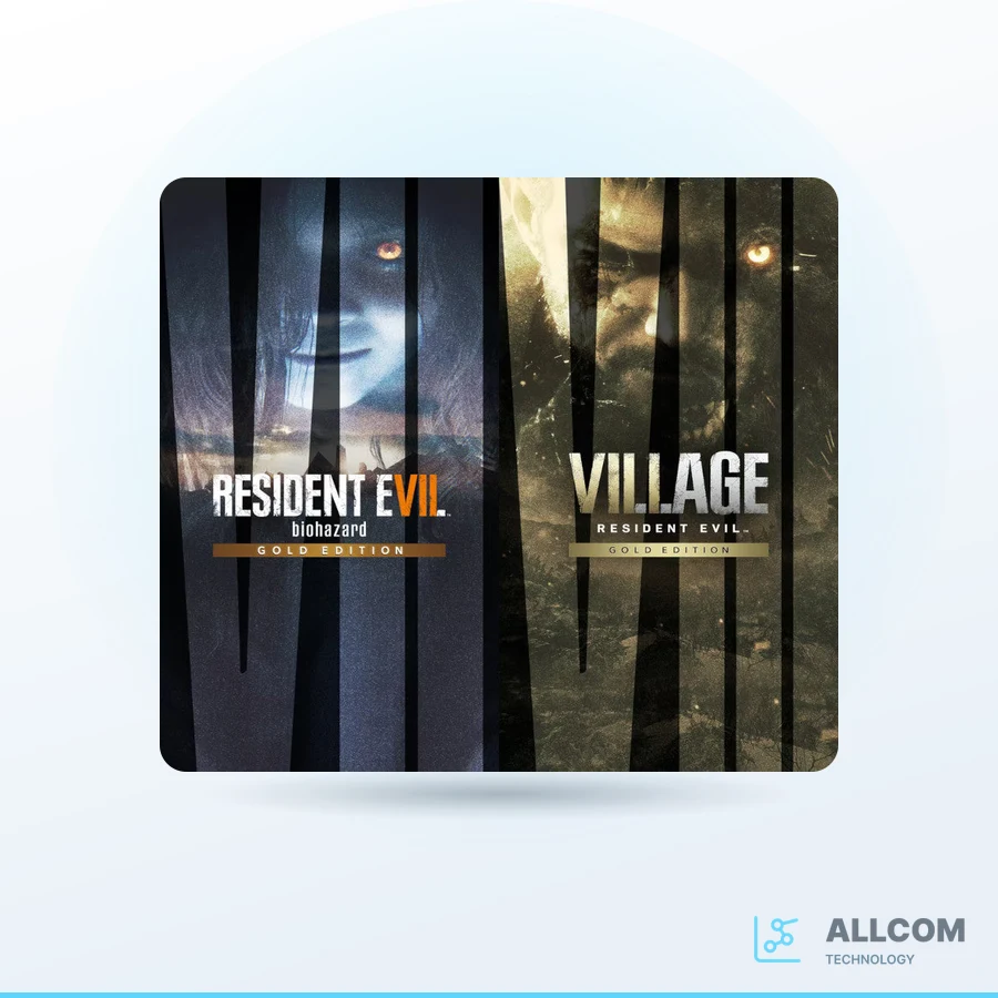لعبة Resident Evil 7 Gold Edition & Village Gold Edition Bundle EU PC Steam