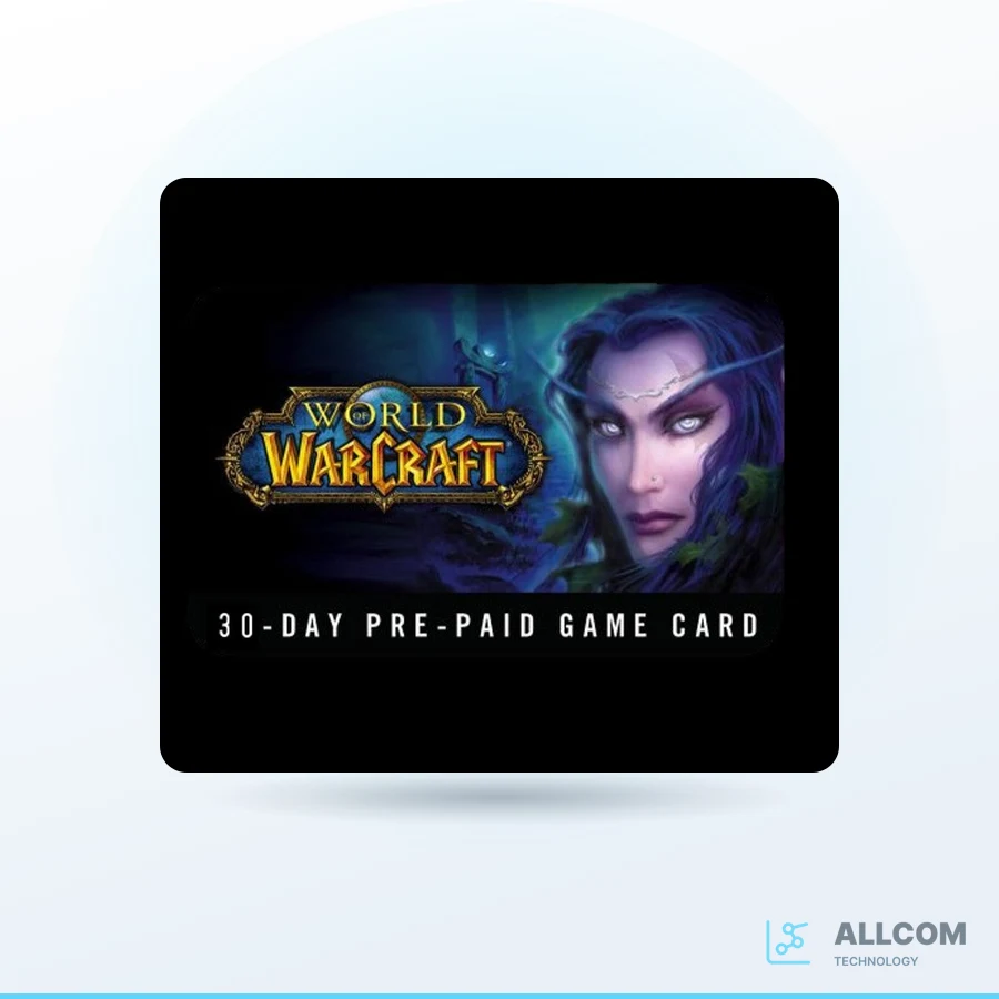 لعبة World of Warcraft 30 DAYS Pre-Paid Time Card EU