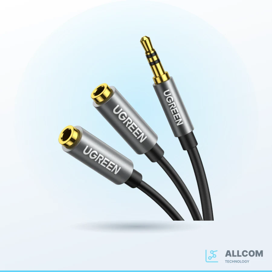 سماعة رأس UGREEN Splitter 2Aux