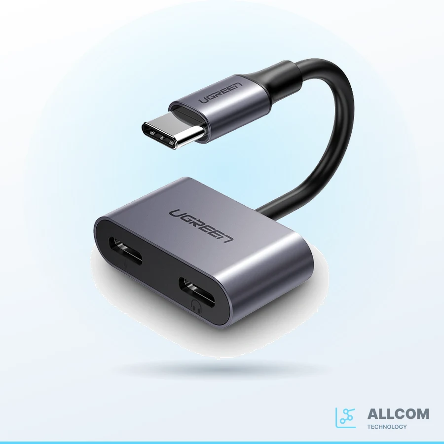 محوّل UGREEN USB-C One-Two CM232